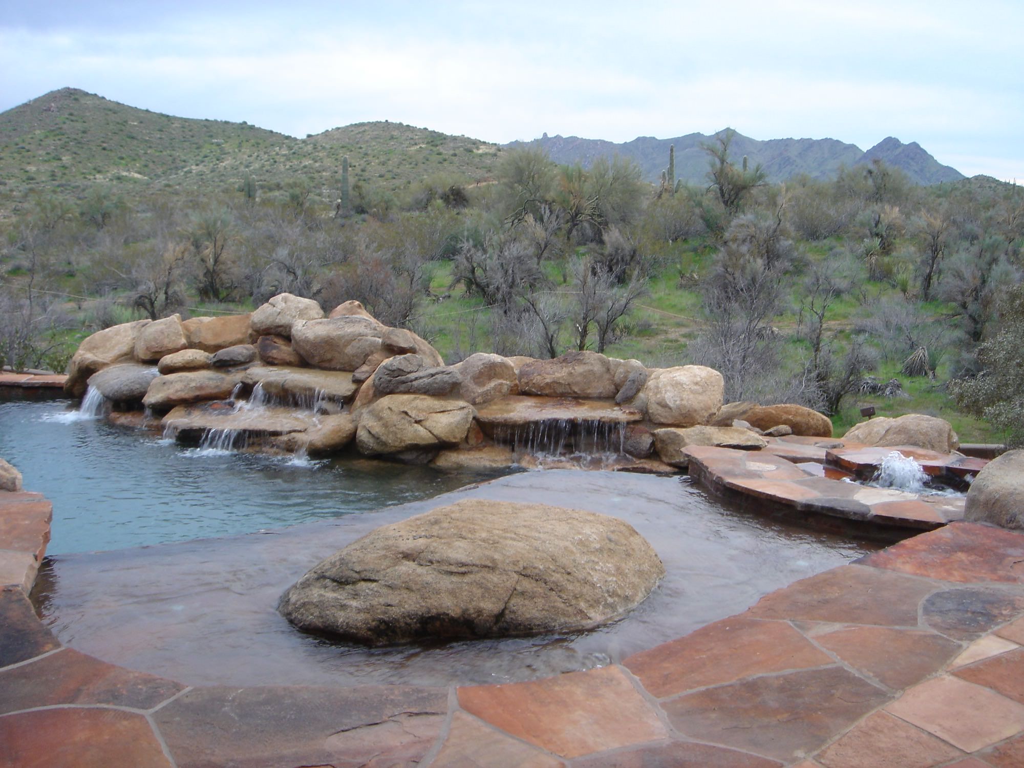 Flagstone – Boulder Pool Detail View 2